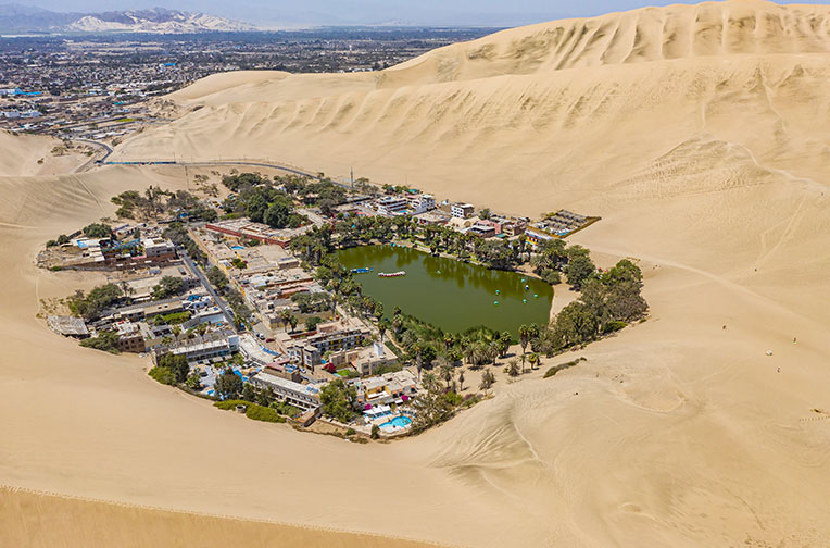 Hotéis e Hostels em Huacachina Peru